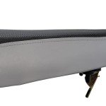 AlveyTech Black & Gray Vinyl Seat for ATVs