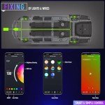 Honalia RGB LED Rock Lights for UTVs and ATVs