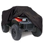 Heavy Duty Black Waterproof ATV Cover - Extra Large