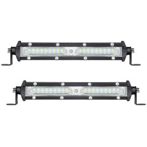 Slim 7-Inch LED Offroad Fog Light Bar Pair