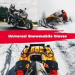 KEMIMOTO Heated ATV Gloves for Winter Riding