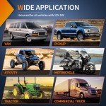 Nilight 4-Pack Green White Emergency Strobe Lights