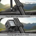 UTV Whip Light Mount - Adjustable Flag Bracket