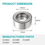 Polaris RZR Compatible Front & Rear Wheel Bearings
