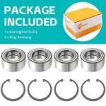 Polaris RZR Compatible Front & Rear Wheel Bearings