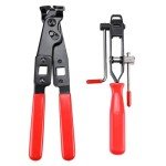 RealPlus Heavy Duty CV Boot Clamp Pliers CV Joint Ear Clamp Banding Tool Set for ATV UTV Most Cars