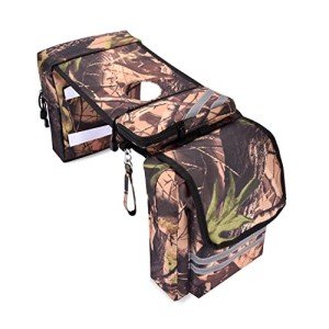 CKEGUO Waterproof ATV Saddle Bag with Insulated Pocket