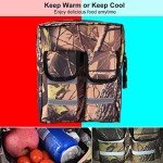 CKEGUO Waterproof ATV Saddle Bag with Insulated Pocket