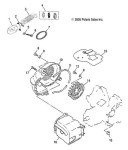 Polaris ATV Cooling Fan Duct - OEM Part 0451665