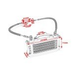 Motorcycle Oil Cooler Radiator Kit for ATVs