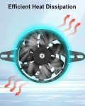 12V 4-Inch Universal Electric Cooling Fan for ATVs