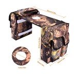 CKEGUO Waterproof ATV Saddle Bag with Insulated Pocket