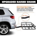 WEIZE Hitch Cargo Carrier Rack for ATV or SUV