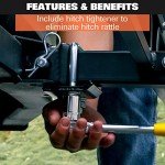 WEIZE Hitch Cargo Carrier Rack for ATV or SUV