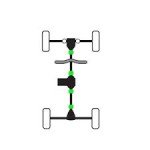 Front Prop Shaft U-Joint Set for ATV