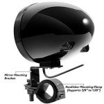 GoHawk Weatherproof Bluetooth Handlebar Speakers for ATVs