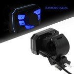 GoHawk Weatherproof Bluetooth Handlebar Speakers for ATVs