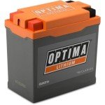OPTIMA QUAD16 ORANGETOP Lithium Motorcycle Battery with OPTIMA CPR Automatic Built-in Jump-Start, Starting Power 480 Cranking Amps, 8AH, Fits Select Jet Skis, Quads, Mowers, Tractors, and Scooters