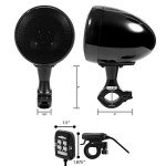 GoHawk AN4 Gen.3 Bluetooth Stereo Speakers for ATVs