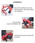 Heavy Duty Adjustable Handlebar Lock for ATVs