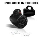 BOSS MRWT40 4" Weatherproof ATV Tower Speakers