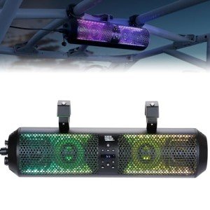 KEMIMOTO 18" UTV Bluetooth Sound Bar with RGB