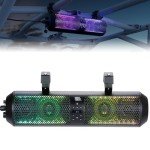 KEMIMOTO 18" UTV Bluetooth Sound Bar with RGB