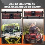 KEMIMOTO UTV Sound Bar for Roll Cages