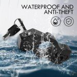 Anti-Theft Motorcycle Grip Brake Lock - Black