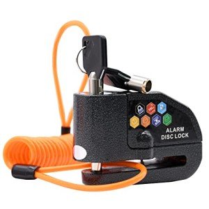 Waterproof Alarm Disc Lock with Reminder Cable