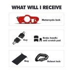 Totiancong Motorcycle Anti-Theft Brake & Handlebar Lock