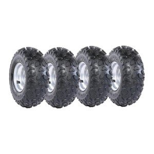 ZXTDR 4-Pack ATV Go Kart Tires and Wheels