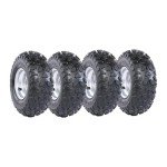 ZXTDR 4-Pack ATV Go Kart Tires and Wheels
