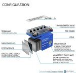 Mighty Max Battery YTX4L-BS Gel Battery for ATV Quad Dirt/Pit Bike 50/70/110/125 CC Brand Product