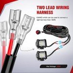 Nilight LED Light Bar Wiring Harness Kit