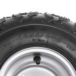 ZXTDR 4-Pack ATV Go Kart Tires and Wheels