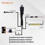 Primelux 16 AWG Wiring Harness Kit for LED Lights