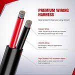 Nilight LED Light Bar Wiring Harness Kit