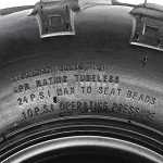 WPHMOTO 145/70-6 ATV Tires with Rims - 2 Packs