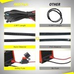 Motorcycle Wiring Harness Kit with Handlebar Switch