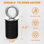 Quickwolf ATV Tie Down Anchors for Polaris RZR