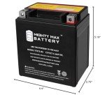 Mighty Max Battery ytx7l-bs -12 volt 6 ah, 100 cca, rechargeable maintenance free sla agm motorcycle battery