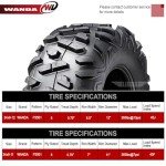 WANDA 4 ATV Tires 24x8-12 & 24x9-11