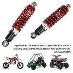 Adjustable 250mm Motorcycle Shock Absorbers - 2Pcs