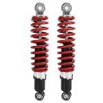 Adjustable 250mm Motorcycle Shock Absorbers - 2Pcs