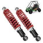 Adjustable 250mm Motorcycle Shock Absorbers - 2Pcs