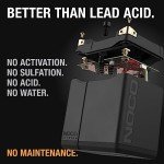 NOCO Lithium NLP30, Group 30, 700A Lithium LiFePO4 Motorcycle Battery, 12V 8Ah ATV, UTV, Jet Ski, 4 Wheeler, Quad, Riding Lawn Mower, Tractor, Scooter, PWC, Seadoo, Polaris and Generator Battery