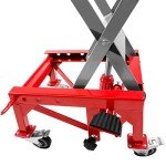 300LBS Hydraulic Scissor Jack for ATV & Dirt Bikes