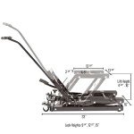 Black Widow Foot-Operated ATV Lift Jack Stand