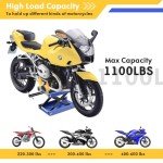 MOTOOS 1100LBS Scissor Lift for ATVs & Bikes